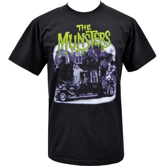 Tops - Mens Horror T-Shirt Meet The MunstersB-Movie Monster Halloween S-5XL